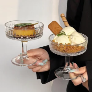 Vintage Glass Dessert Cup