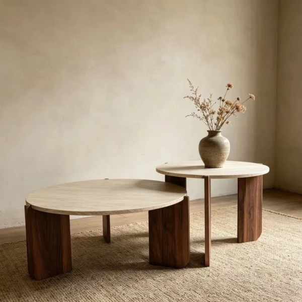 Modern Nesting Coffee Table Set