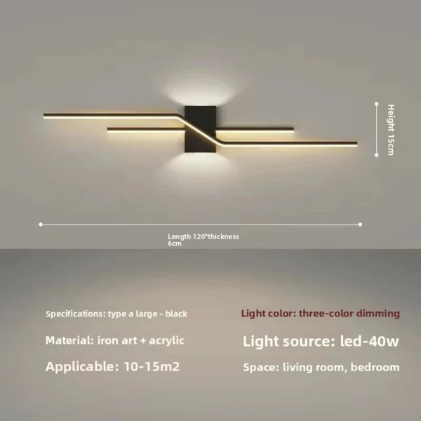 Geometric Vertical LED Wall Light