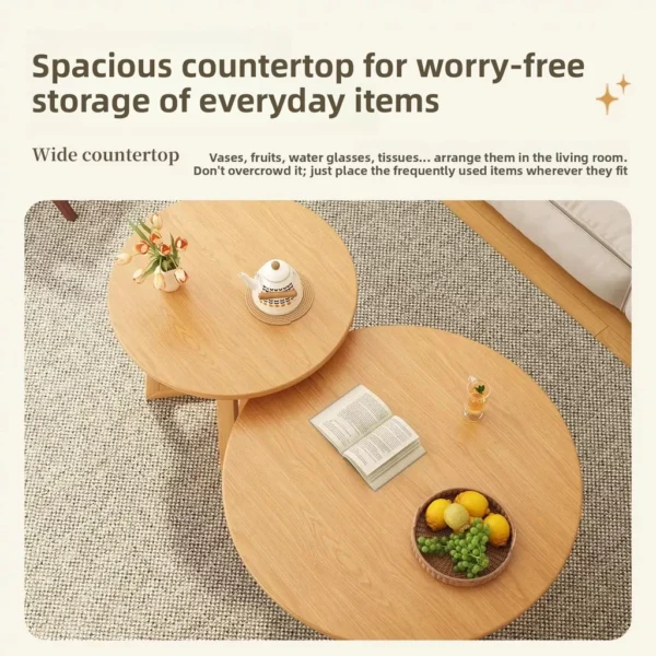 Scandinavian Nesting Coffee Table Set