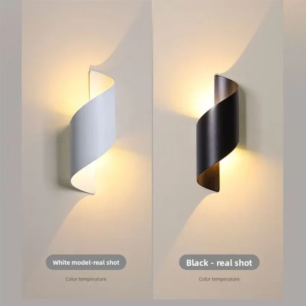 Modern Spiral LED Wall Light