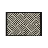 Modern Geometric Woven Entryway Rug