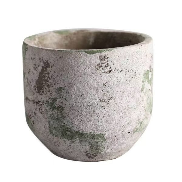 Rustic Cement Flower Pot