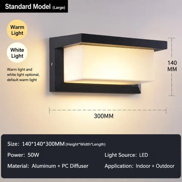 sg-11134201-825b1-mrqrnepbn3eo69 Modern Waterproof LED Outdoor Wall Light