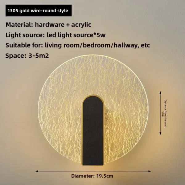 sg-11134201-825b3-mrpr2zllx9mp84 Modern Round LED Wall Light